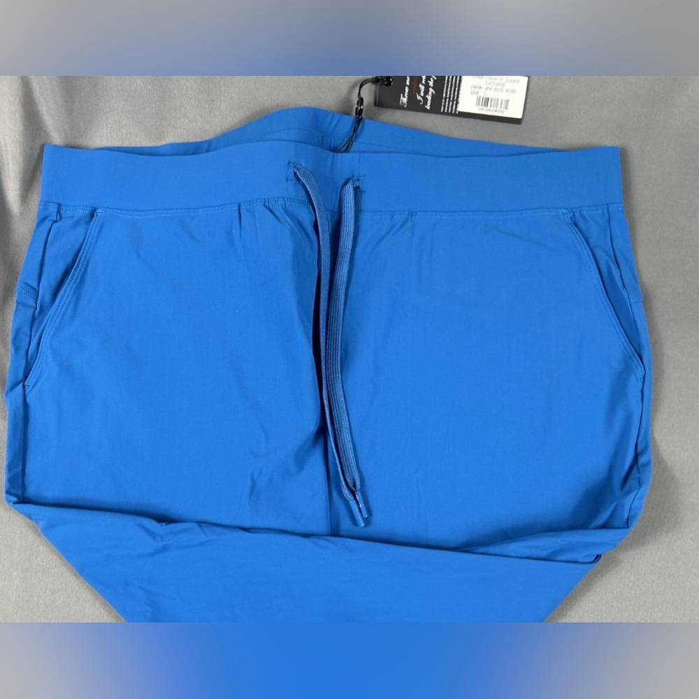 Greyson Womens Pants Joggers Phoenix Large Blue Bird Nylon Spandex - Picture 4 of 6